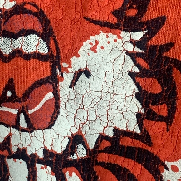 Triumph Metro Racing Orange Men's T-Shirt - Picture 2 of 11